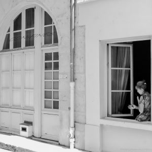 Photo de rue confinement