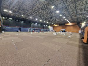 fin et rangement du Palais des sports de Créteil